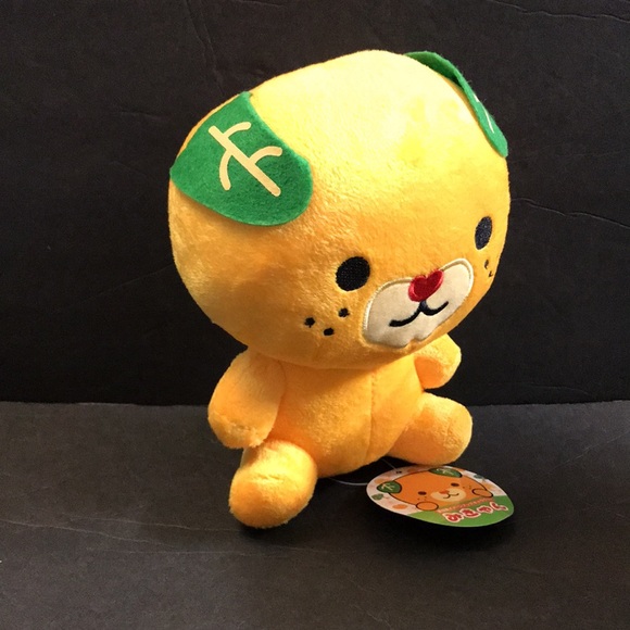 NWT Kinryo orange bear plush - Picture 3 of 6